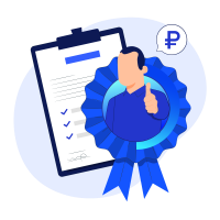 На изображении символическое обозначение успешно выполненных задач